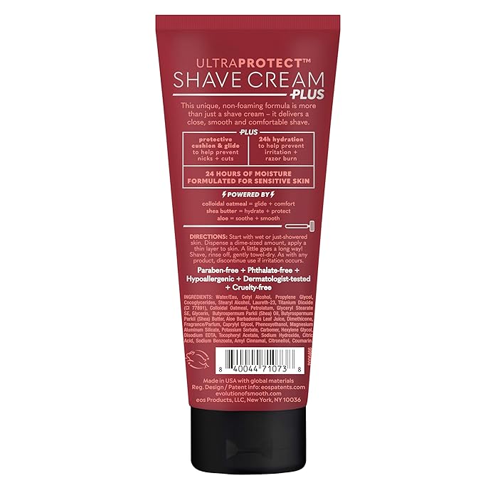 eos UltraProtect Men’s Shave Cream- 24-Hour Hydration - Fresh Woods
