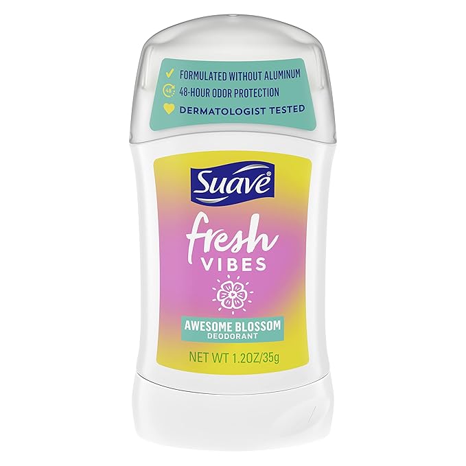 Suave - Fresh Vibes Deodorant Stick Aluminiumvrij 48-Uur Deodorant - 35g
