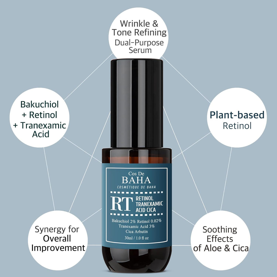 Cos De BAHA Retinol & Tranexamic Acid Radiance Boost Facial Serum