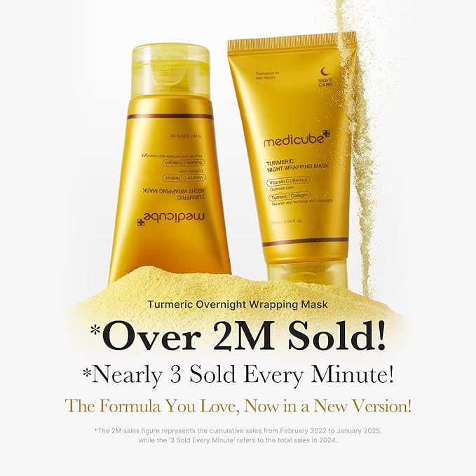 Medicube - Turmeric Overnight Wrapping Peel Off Mask