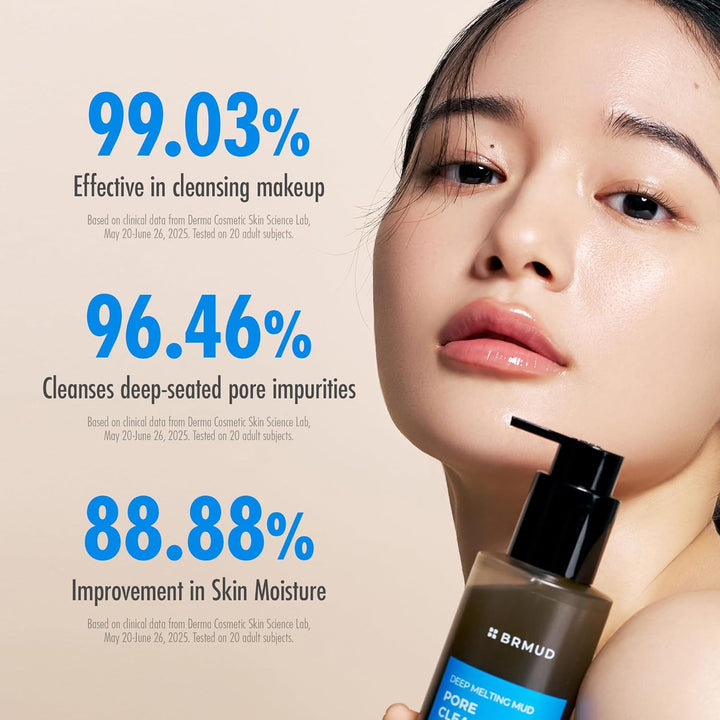 BRMUD Deep Melting Mud Pore Cleansing Oil Vegan Korean Skincare