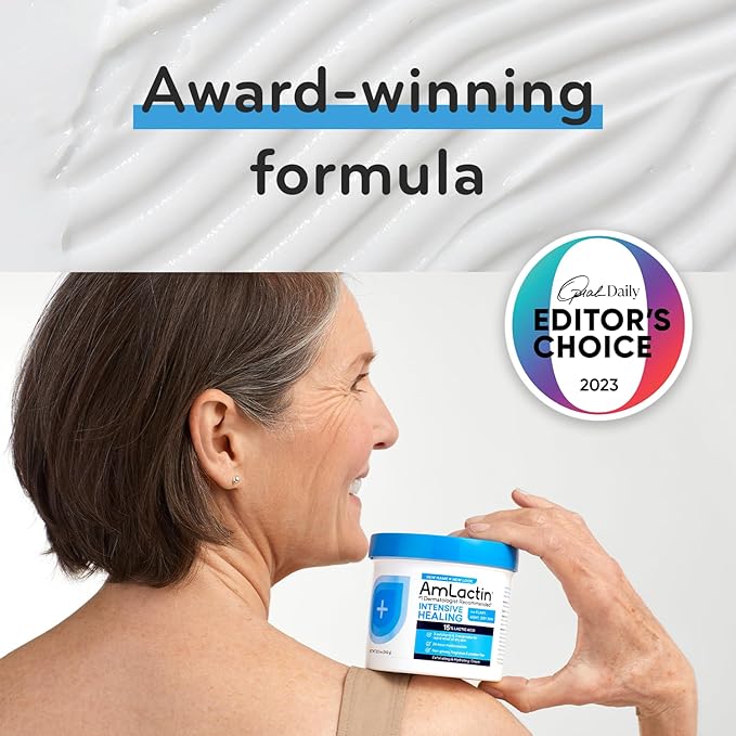 AmLactin - Intensive Healing Cream with 15% Lactic Acid AHA - 340g