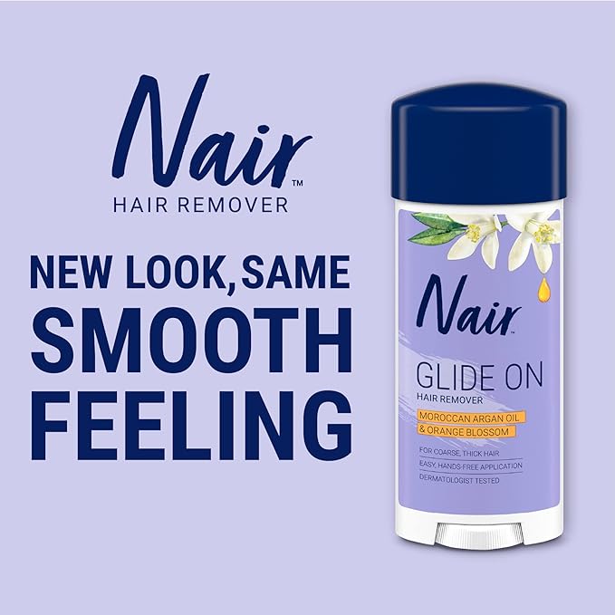 Nair - Glide On-haarverwijderingscrème, arm-, been- en bikinihaarverwijderaar - 93 g 