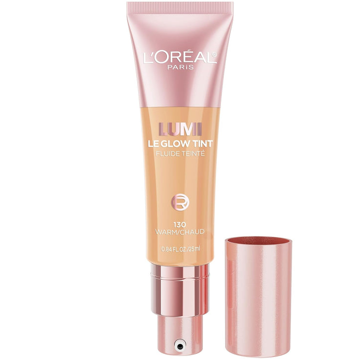 L'Oréal Paris Lumi Le Glow Skin Tint, lichtgewicht getint serum op waterbasis met foundation