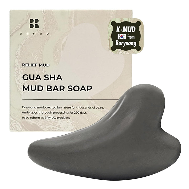 BRMUD Relief Mud Gua Sha Mud Bar Soap Purifying & Revitalizing