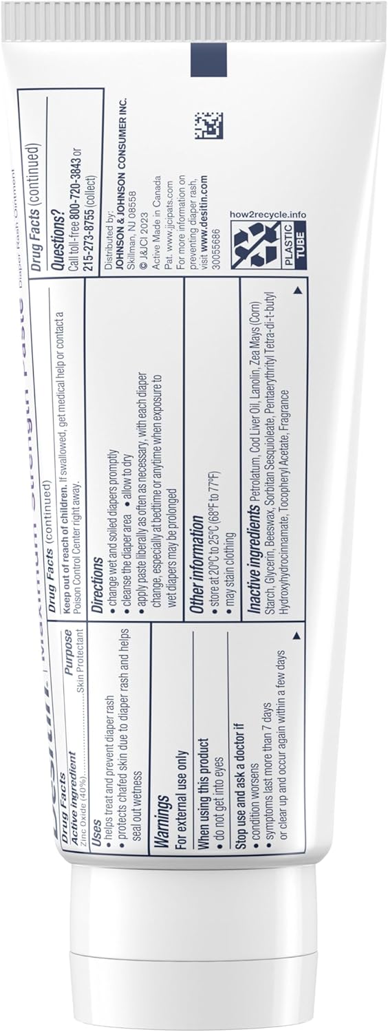 Desitin - Maximum Strength Baby Diaper Rash Cream with Zinc Oxide - 113g