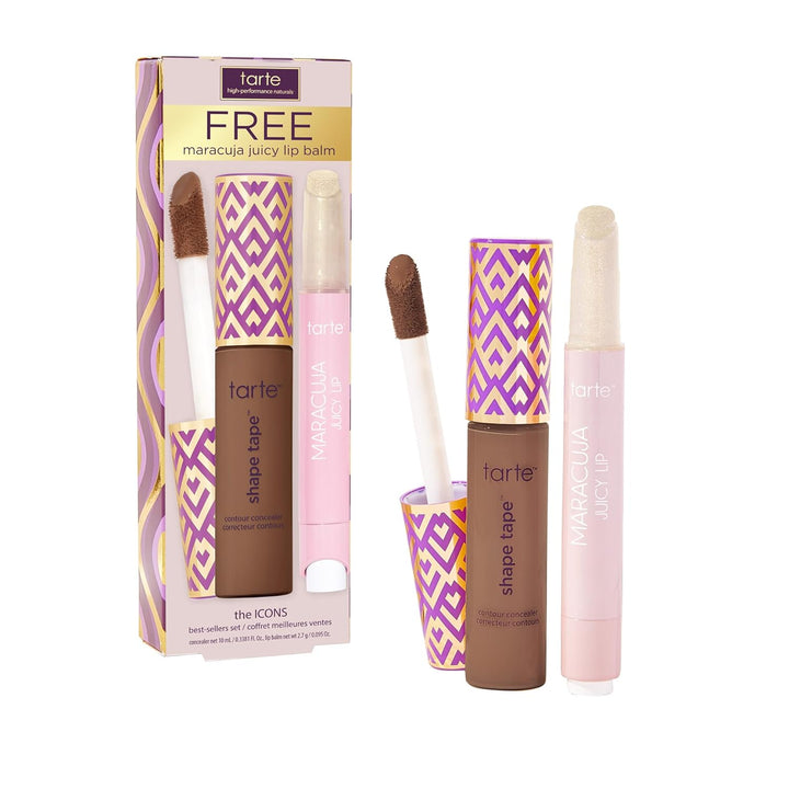tarte icons shape tape concealer & maracuja juicy lip duo