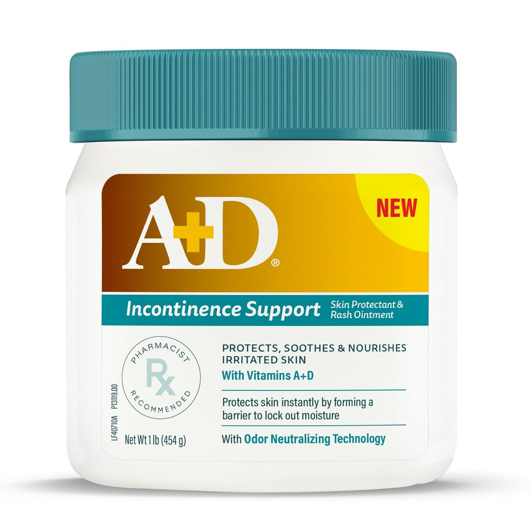 A+D Incontinence Support Skin Protectant & Rash Ointment