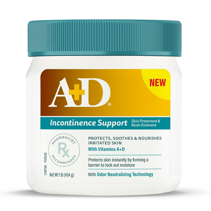 A+D Incontinence Support Skin Protectant & Rash Ointment