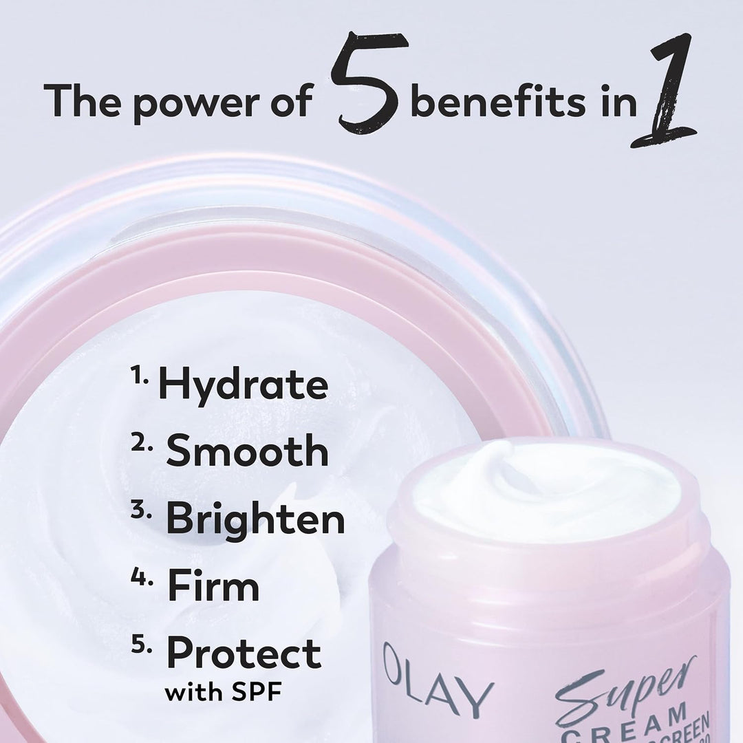 Olay Super Facial Cleanser 5-in-1 Hydrating Face Wash