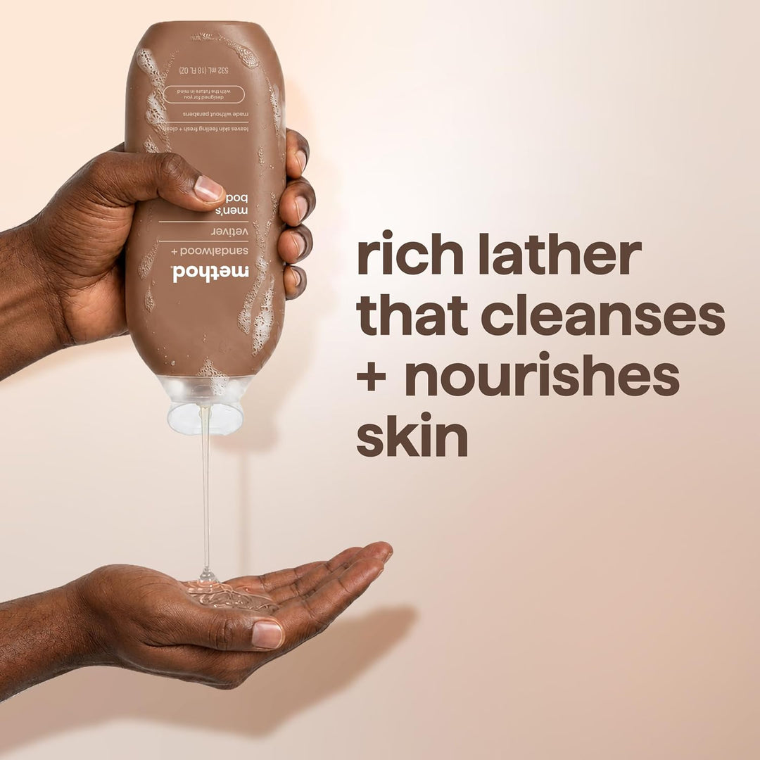 Method Men Sandalwood + Vetiver Moisturizing Body Wash