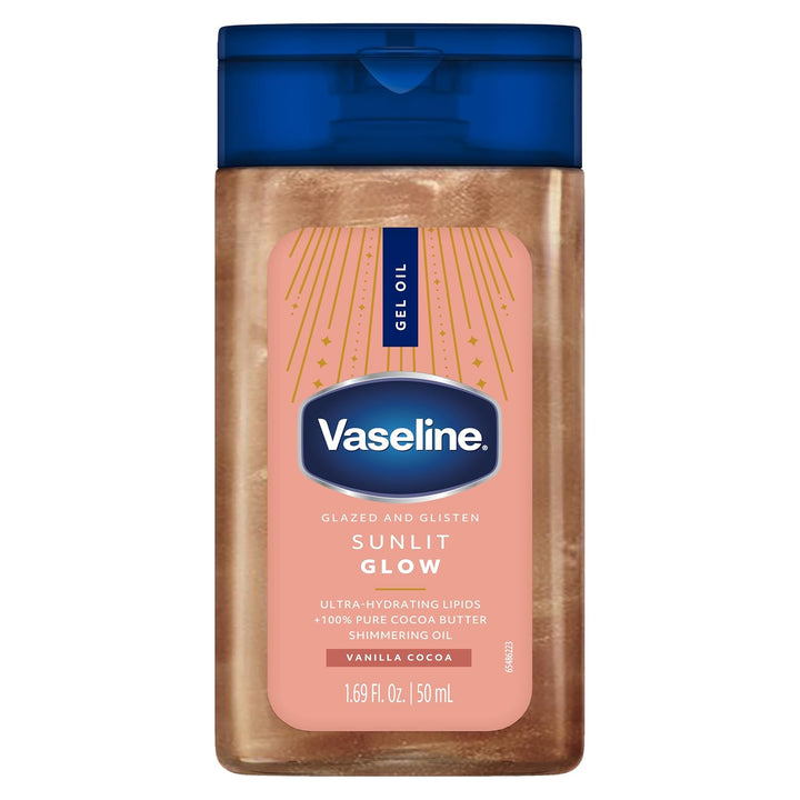 Vaseline Glazed &amp; Glisten Sunlit Glow Shimmer Body Gel Oil