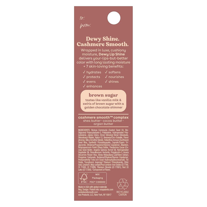 eos Brown Sugar Dewy Lip Shine Shimmer