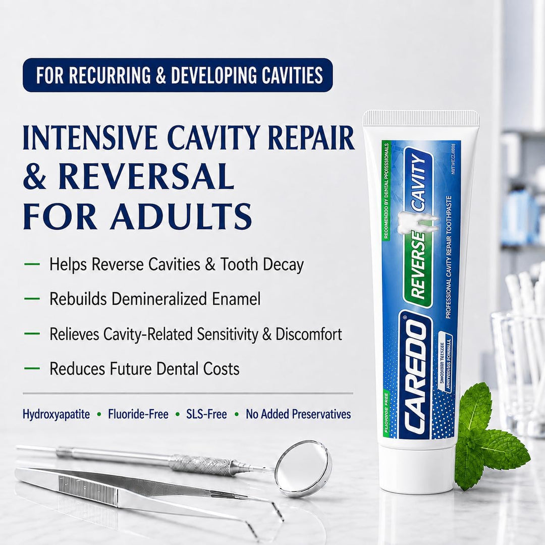 Caredo Hydroxyapatite Cavity Repair Toothpaste for Adults