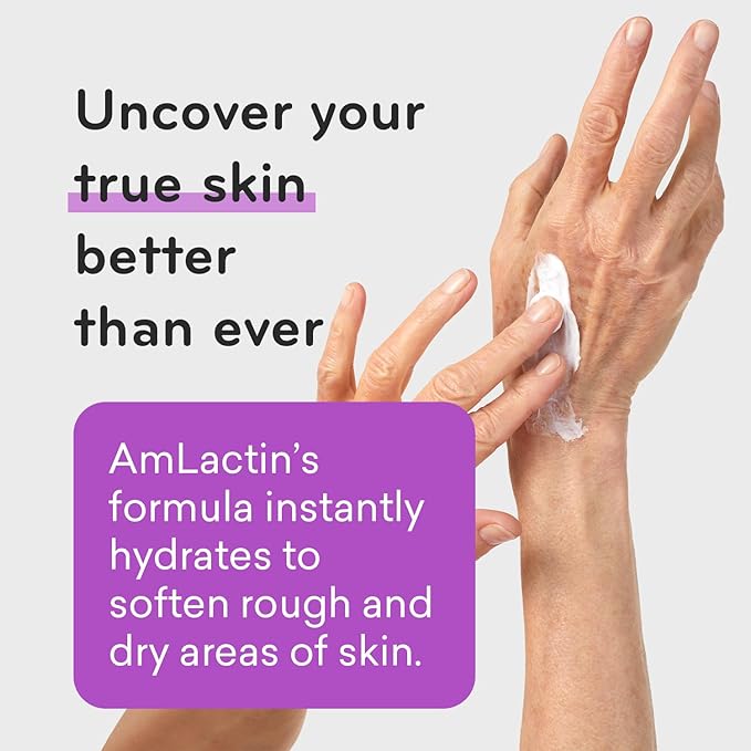AmLactin - Ultra Smoothing Cream with 15% Lactic Acid AHA - 140g