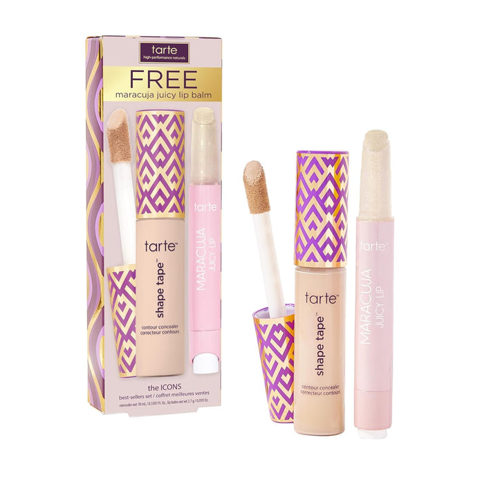 tarte icons shape tape concealer & maracuja juicy lip duo