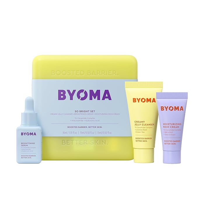 BYOMA - Barrier Repair Skincare Set for Brighter Skin - So Bright Set