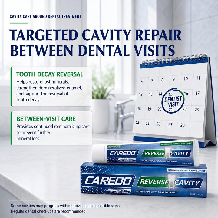 Caredo Hydroxyapatite Cavity Repair Toothpaste for Adults