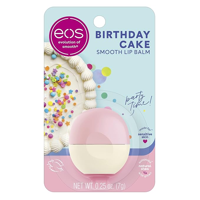 eos Natural Shea Lip Balm- Birthday Cake