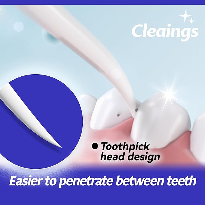 Cleaings - Mini Brushes-Disposable Toothbrushes with Double Cleaning Beads Toothpaste