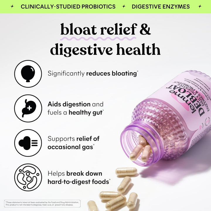 Lemme Debloat Daily Digestive Enzymes & Probiotics