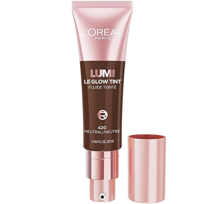 L'Oréal Paris Lumi Le Glow Skin Tint, lichtgewicht getint serum op waterbasis met foundation