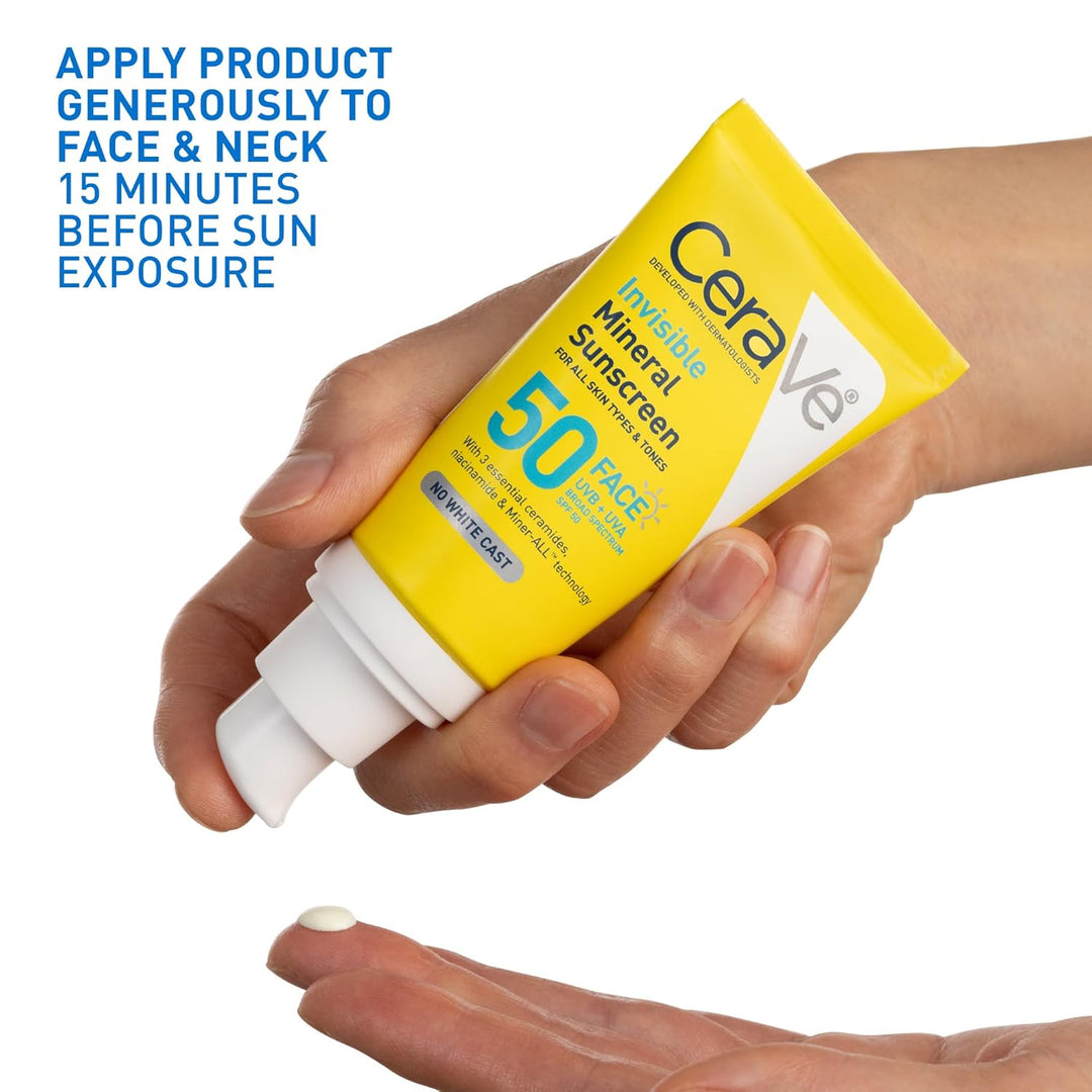 CeraVe Invisible Mineral Sunscreen SPF 50