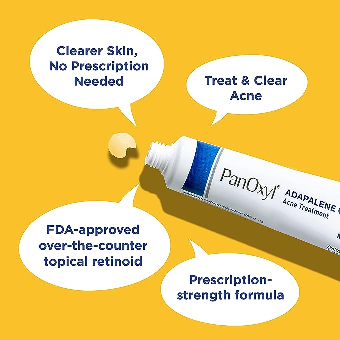 PanOxyl - Adapalene Gel USP, 0.1%, Acne Treatment - 15 g
