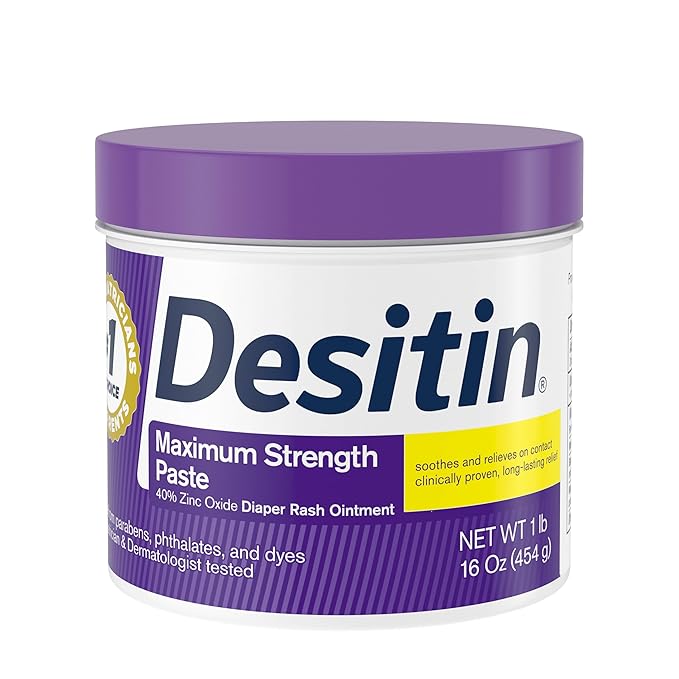 Desitin - Maximum Strength Baby Diaper Rash Cream with Zinc Oxide - 454 g