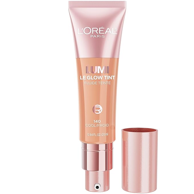 L'Oréal Paris Lumi Le Glow Skin Tint, lichtgewicht getint serum op waterbasis met foundation
