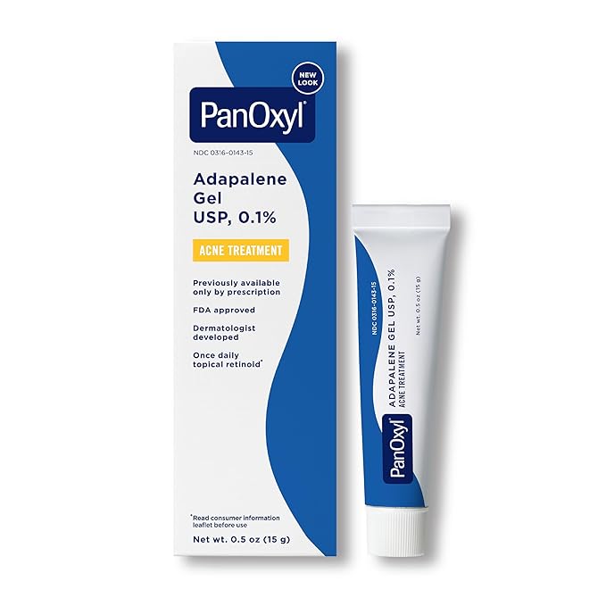 PanOxyl - Adapalene Gel USP, 0.1%, Acne Treatment - 15 g