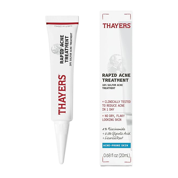 Thayers - Rapid Acne Treatment with 10% Sulfur, Sulfur Acne Treatment - 20ml