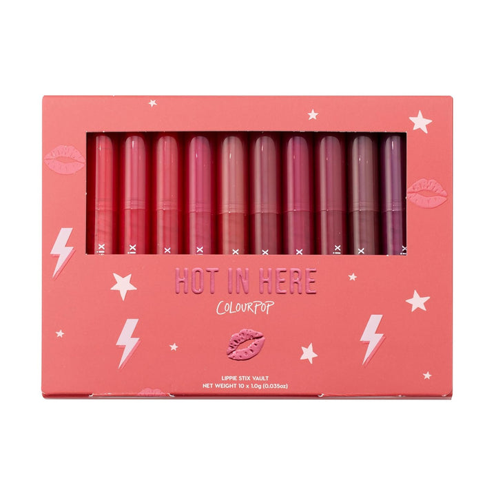 ColourPop Lippie Stix Vault 10-Piece Lipstick Set