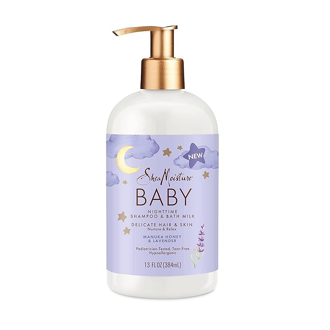 SheaMoisture Baby Shampoo & Bath Milk Manuka Honey & Lavender - 384ml