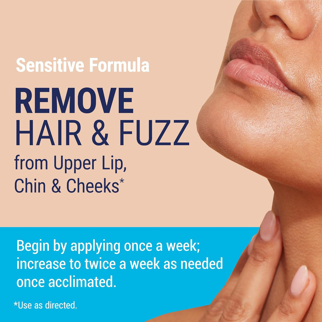 NAIR Prep & Smooth Face, Exfoliating Facial Hair Removal for Woman