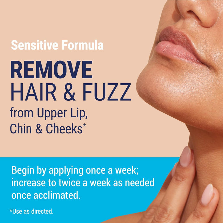 NAIR Prep & Smooth Face, Exfoliating Facial Hair Removal for Woman