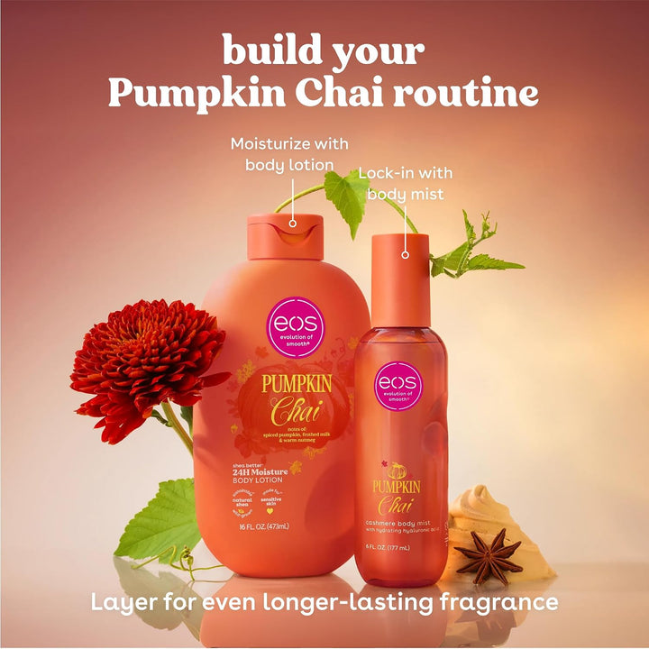 eos Shea Better Body Lotion, Pumpkin Chai, 24-Hour Moisture