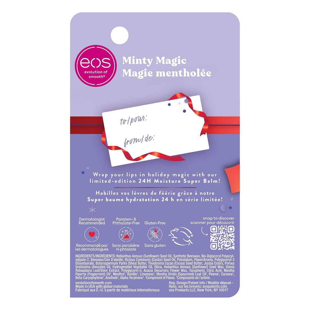 Title  eos Candy Cane Swirl Super Balm Holiday Lip Treatment