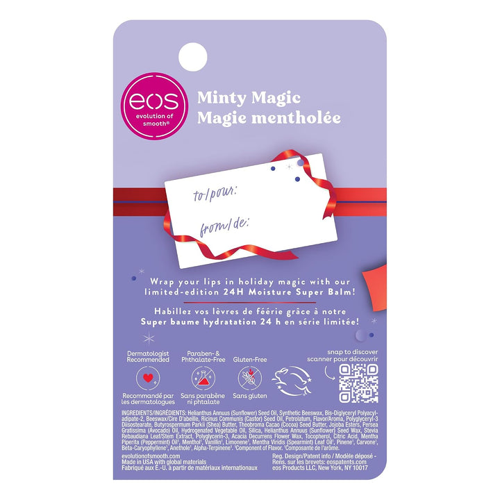 Title  eos Candy Cane Swirl Super Balm Holiday Lip Treatment
