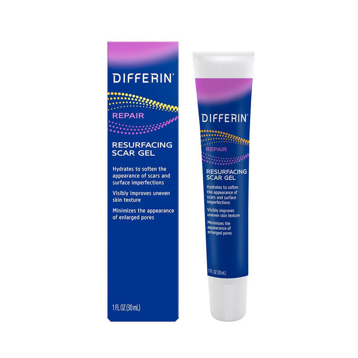 Differin Gel Acne Scar Spot Treatment for Face, Resurfacing Scar Gel Gentle Skin Care for Acne Prone Sensitive Skin - 30ml