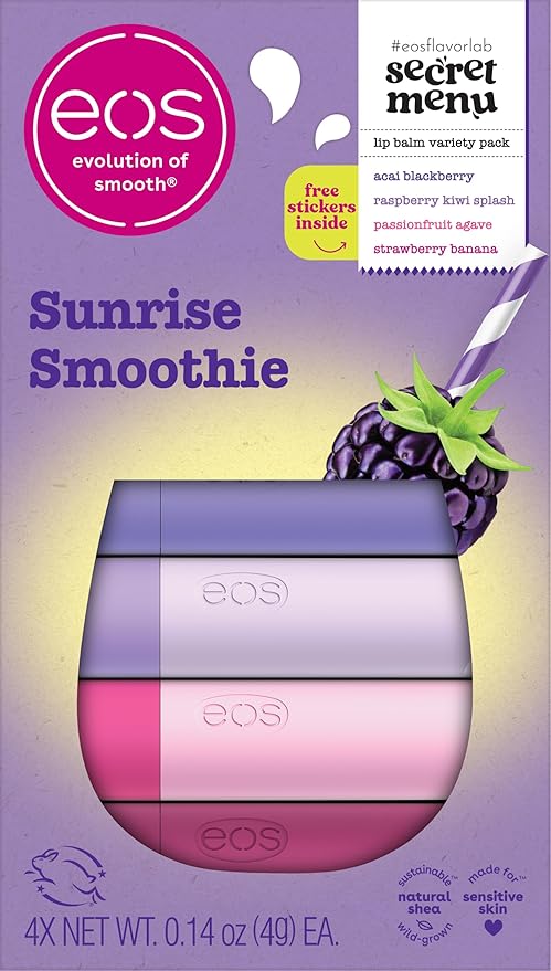 eos Flavor Lab Secret Menu Lip Balm Gift Set - Sunrise Smoothie