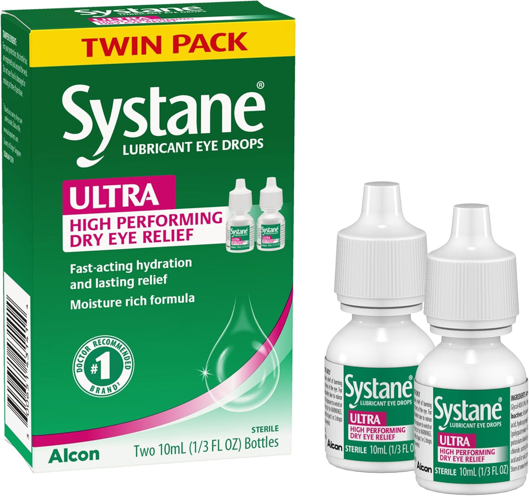 Systane Ultra Lubricant Eye Drops Artificial Tears for Dry Eye
