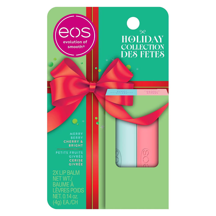 eos Merry & Bright Holiday Lip Balm Gift Set 2-Pack