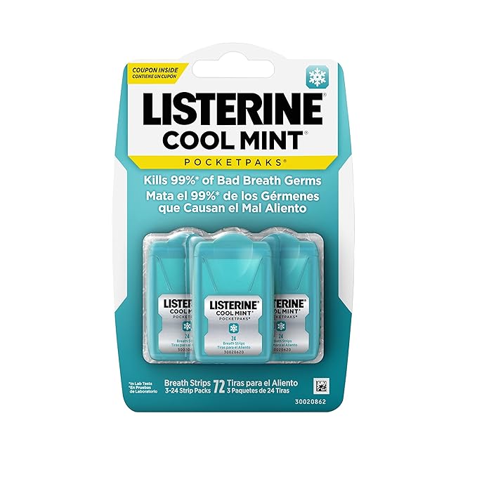 Listerine - Pocketpaks Fresh Breath Strips Mint