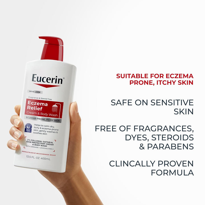 Eucerin Eczema Relief Body Wash with 2% Colloidal Oatmeal