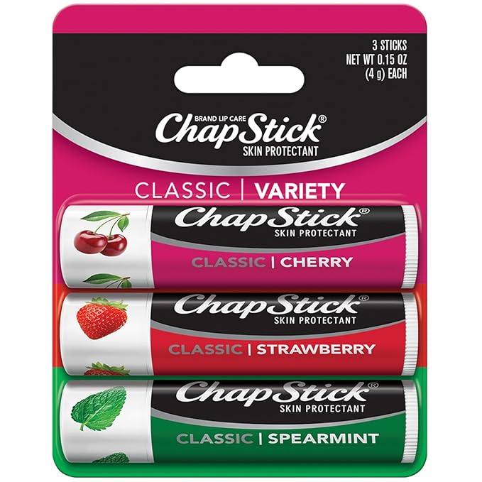 ChapStick Lip Care Set, Classic Collection 3-Pack