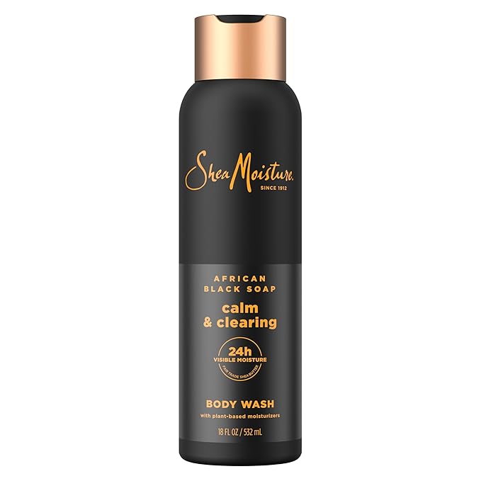 SheaMoisture - African Black Soap Body Wash Calm and clearing - 532ml