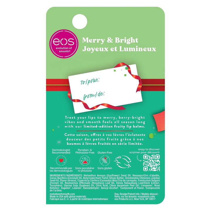 eos Merry & Bright Holiday Lip Balm Gift Set 2-Pack