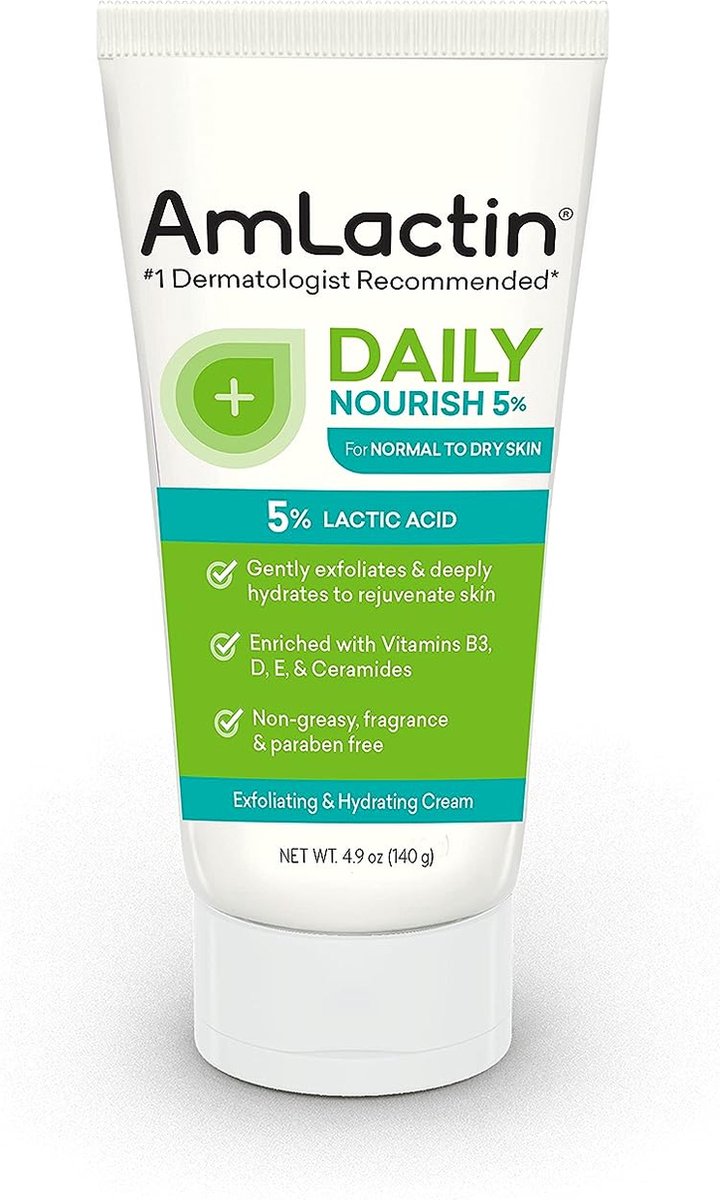 AmLactin - Daily Nourish Lotion with 5% Lactic Acid AHA - 140g