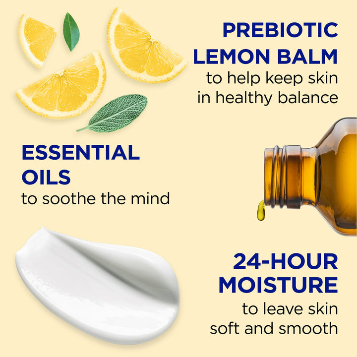 Dr Teal's Body Lotion with Prebiotic Lemon Balm and Essential Oil Blend